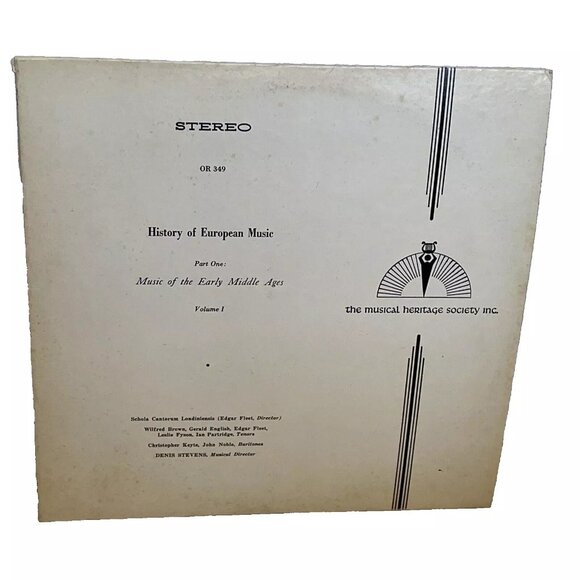 History Of European Music Part One Music Of The Early Middle Ages Volume I - Picture 1 of 7